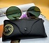 Солнцезащитные очки Ray-Ban Oval Metal - Green