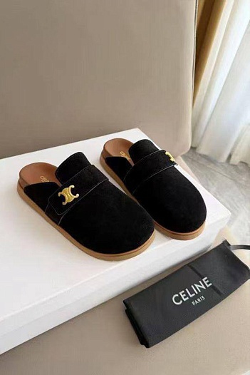 Женские замшевые мюли Celine   