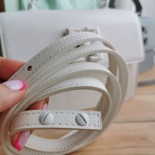 Женская сумка Off-White 1.4 Jitney 22x15 см - White