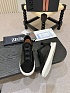 Мужские кроссовки Zegna Triple Stitch Alligator - Black