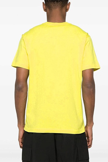 Мужская футболка Stone Island compass-patch - Yellow   