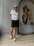 Белая женская футболка Prada