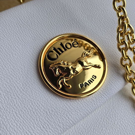 Кожаная сумка Chloe 28x17 см