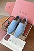 Замшевые лоферы Loro Piana Premium - Blue