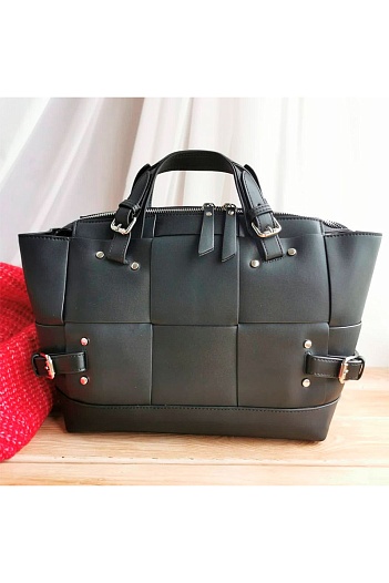Кожаная сумка Bottega Veneta Arco Tool Tote 39x24 см   
