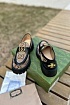 Женские лоферы Gucci Horsebit - Brown / Black