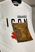 Мужская футболка Dsquared2 Camo Pocket - White