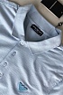 Голубое мужское поло Emporio Armani 7