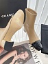 Женские кожаные сапоги Chanel premium