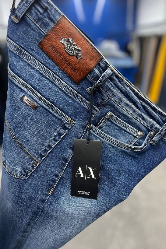 Мужские синие джинсы Armani Exchange