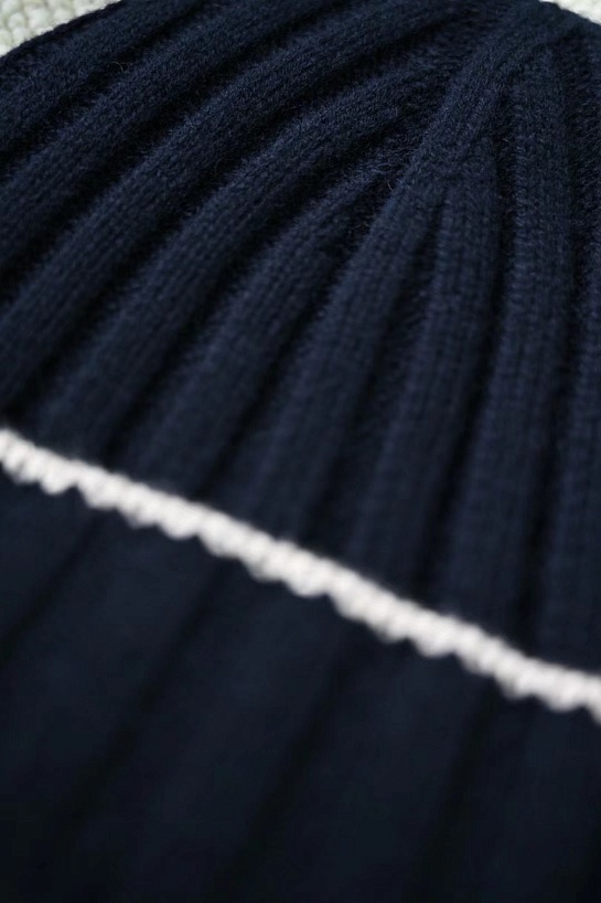 Кашемировая шапка Вrunеllо Сuсinеlli premium - Dark Blue