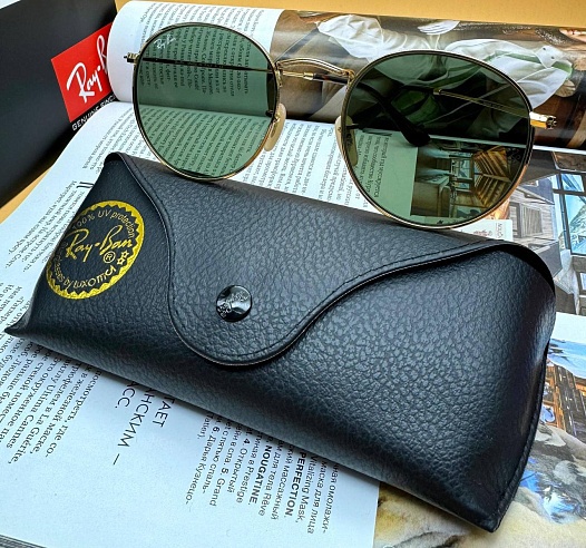 Солнцезащитные очки Ray-Ban Round Metal - Green   