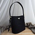 Замшевая сумка Prada Bucket 24x22 см - Black