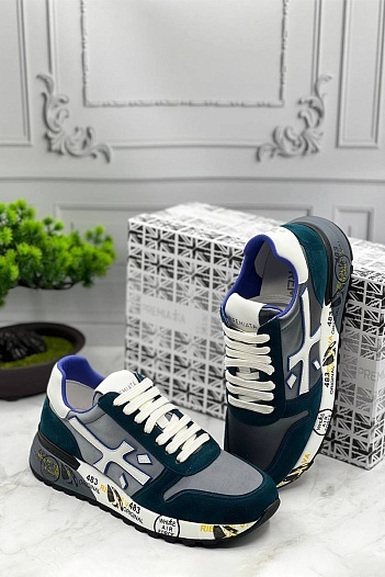 Замшевые кроссовки Premiata Mick - Green   