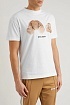 Белая оверсайз футболка Palm Angels Bear Classic