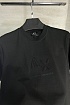 Мужская футболка Armani Exchange чёрного цвета