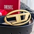 Кожаный ремень Diesel D-buckle (ширина 4 см)