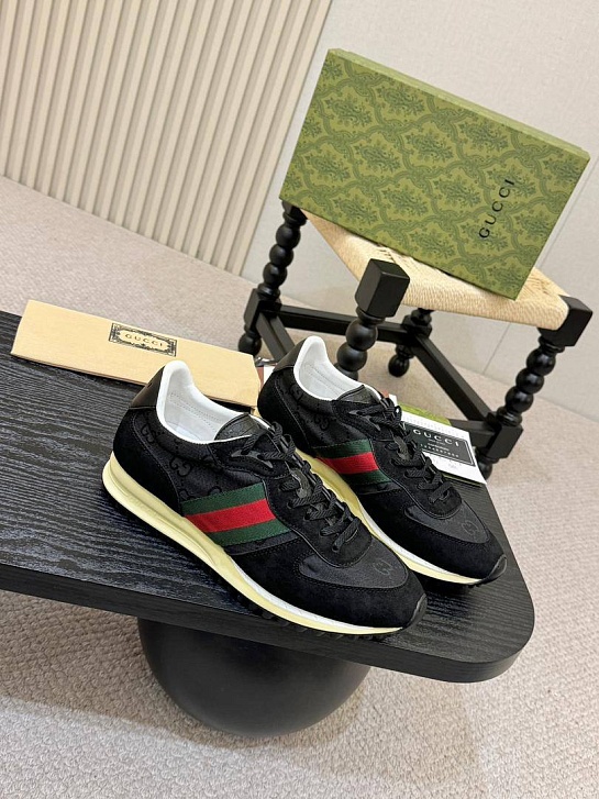 Мужские кроссовки Gucci Re-Motion - Black