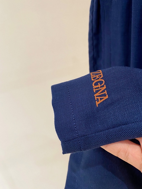 Шорты синего цвета Zegna premium