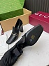 Женские кожаные лоферы на каблуке Gucci Signora Pump premium