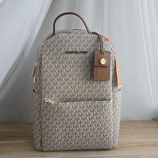 Кожаный рюкзак Michael Kors 40x28 см   