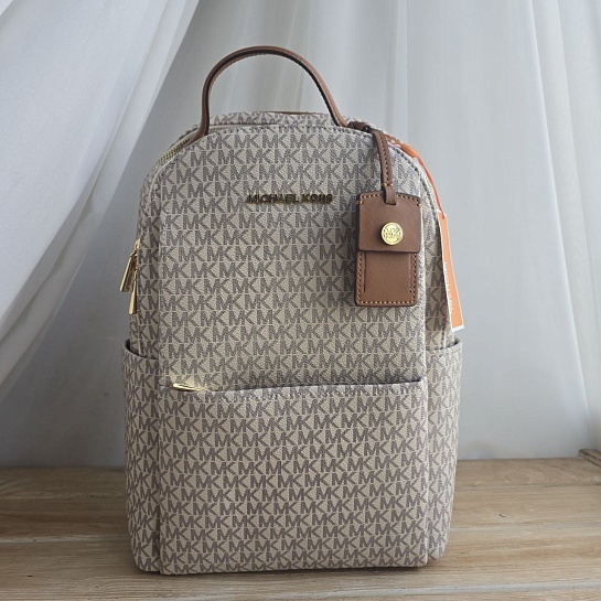 Кожаный рюкзак Michael Kors 40x28 см