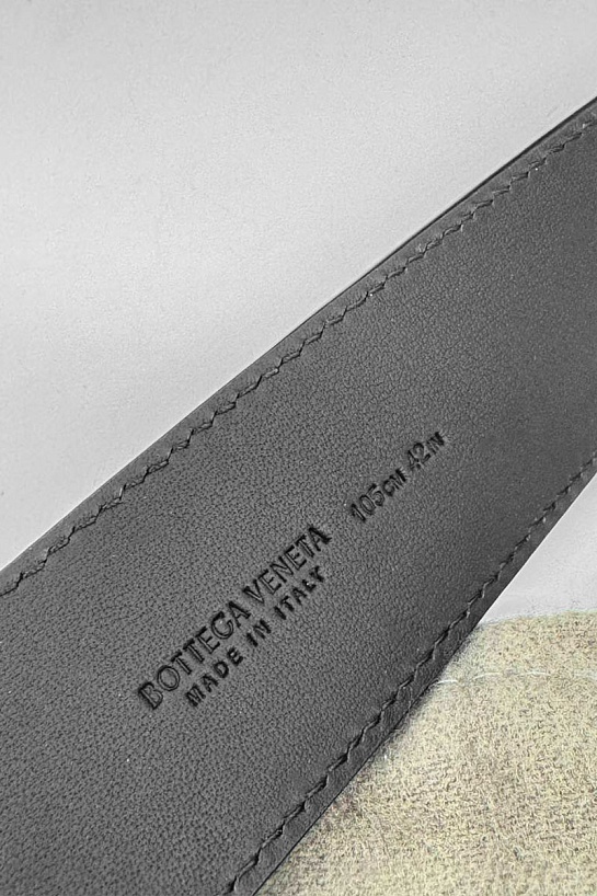 Кожаный ремень Bottega Veneta (ширина 3.8 см, длина 95 / 100 / 105 см)