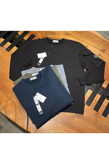 Зелёный свитшот compass-patch crewneck   