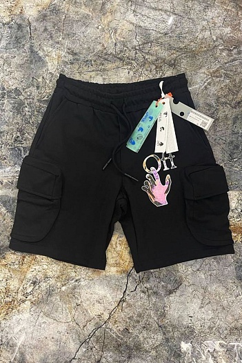 Мужские чёрные шорты Off-White   