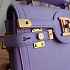 Женская кожаная сумка Balmain B-Buzz 23x21x11 см - Purple