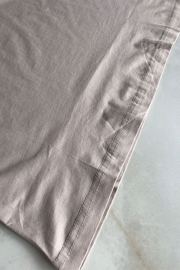 Бежевая мужская футболка Dior embroidered logo   