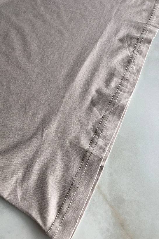 Бежевая мужская футболка Dior embroidered logo