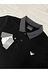 Мужское чёрное поло Emporio Armani