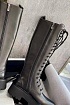 Женские кожаные сапоги Celine Premium - Black