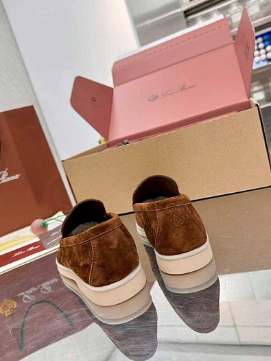 Женские заишевые лоферы Loro Piana Summer Walk premium   