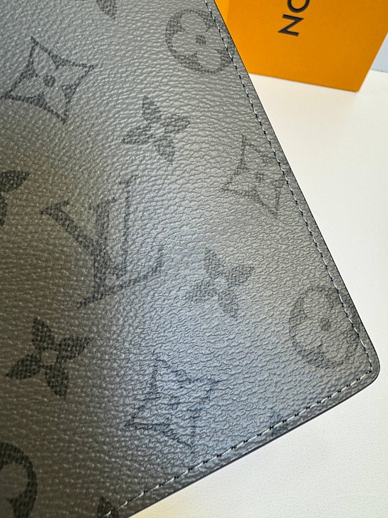 Кожаный бумажник Louis Vuitton Brazza premium 10x19x2 см