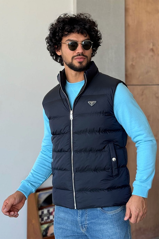 Мужской двусторонний жилет Prada 