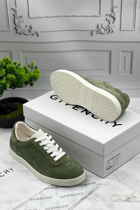 Мужские замшевые кроссовки Givenchy Town - Green