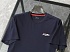 Мужская чёрная футболка Kiton premium