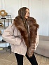 Женский пуховик с натуральным мехом Max Mara Premium