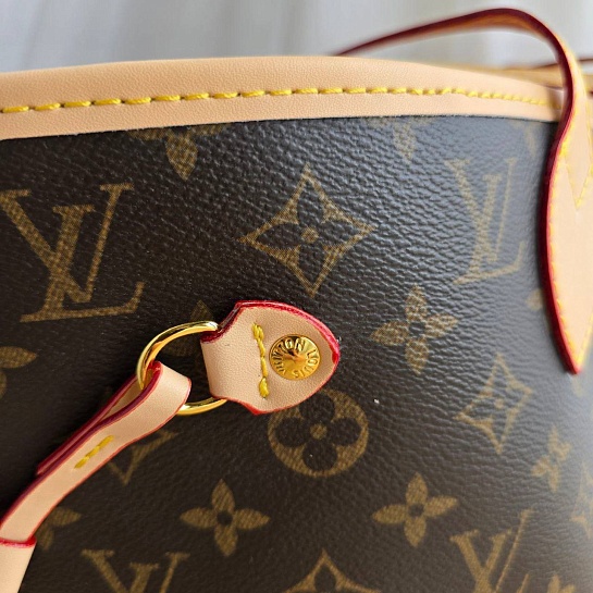 Кожаная сумка Louis Vuitton x Takashi Murakami Neverfull MM 33x29 см