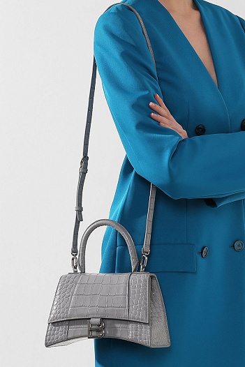 Кожаная сумка Balenciaga Hourglass S 23x14.5 см   