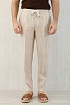 Льняные брюки Brunello Cucinelli Premium - Beige