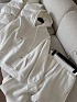 Женский костюм тройка на флисе Schiaparelli premium - White