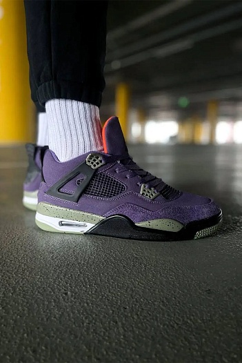 Кроссовки Nike Air Jordan 4 Retro "Canyon Purple"   