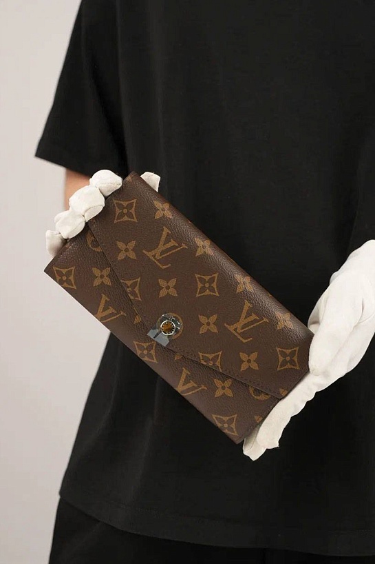 Кожаный кошелек Louis Vuitton Sarah Premium 19x10.5x2.5 см