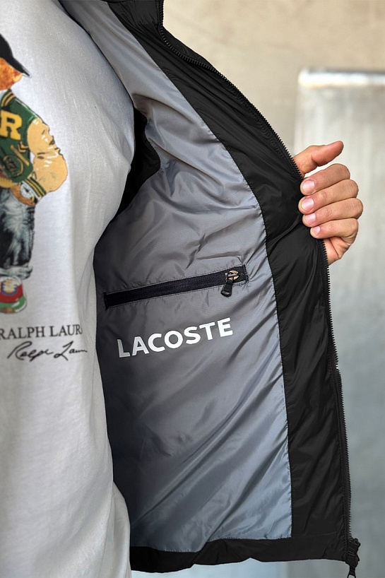 Мужской жилет Lacoste чёрного цвета