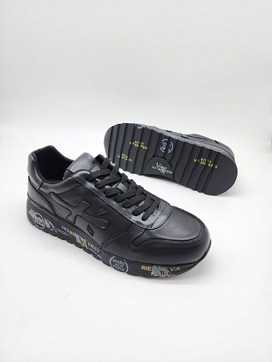 Кожаные кроссовки Premiata Mick - Black   