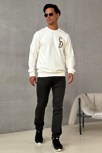 Мужские тёмно-серые джинсы Emporio Armani   