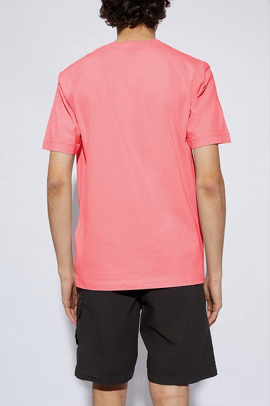 Мужская футболка Stone Island compass-patch - Pink